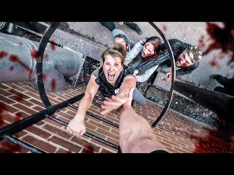 Zombie Escape! Parkour POV Chase ?