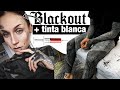 TINTA BLANCA en TATUAJES: ¿Recomendable? ¿Se BORRA? 🔲 Blackout + white ink