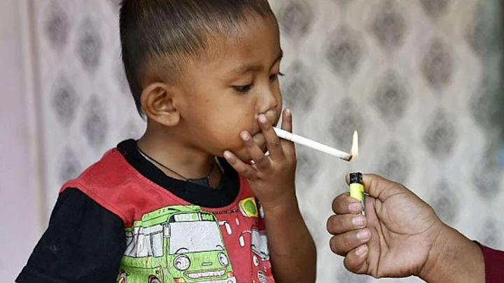 Toddler Chain-Smokes Through 2 Packs of Cigarettes a Day - DayDayNews
