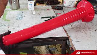 PU warning post