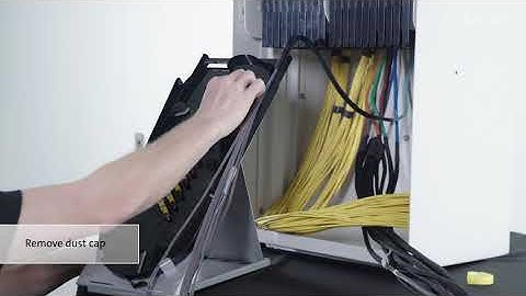 How to use the ferrule push and route into the tray