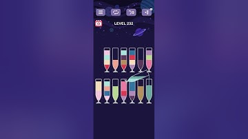 water sort puzzle -sort color puzzle game level 232