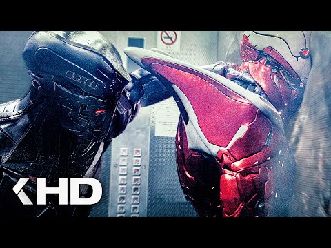 Aliens Fight In Elevator Scene - ALIENOID (2022)