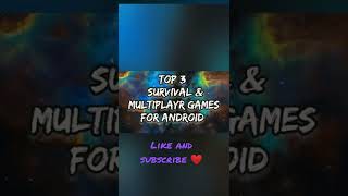 🔥TOP 3  SURVIVAL AND MULTIPLAYER GAMES FOR ANDROID 🤩 || NEW BEST  SURVIVAL GAMES PLAY WITH FRIENDS|| screenshot 3