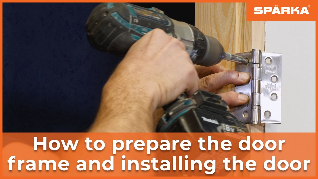 How To Fit a Door Stop, a Frame and Intumescent Strip YouTube