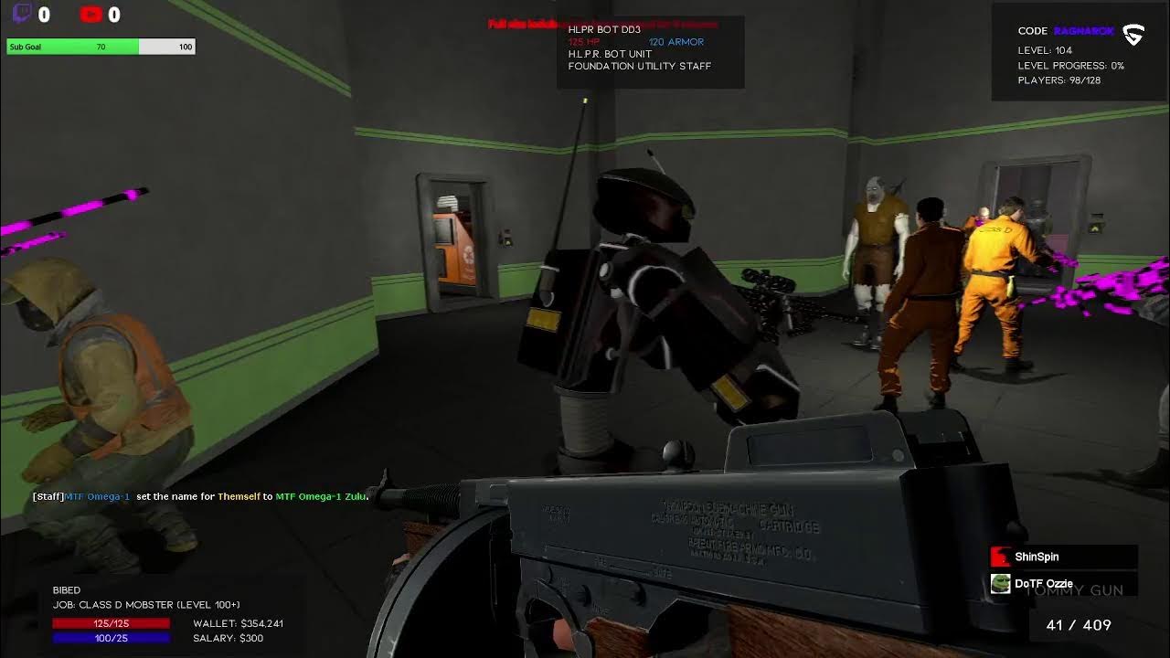 Gmod, SCP RP, Gaming light YouTube