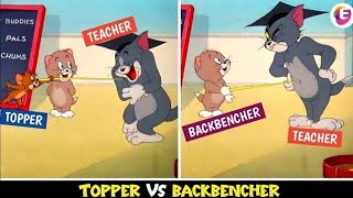 Topper Vs backbenchers in front of teachers ~ Funny Memes ~ Edits 4U