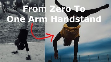 HANDSTAND TRANSFORMATION - From Zero To One Arm Handstand (Handstand Progression Motivation)