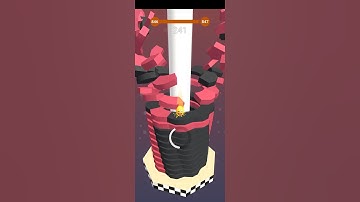 Stack Ball 3D Game 846 Level Completed👌💯 #shorts