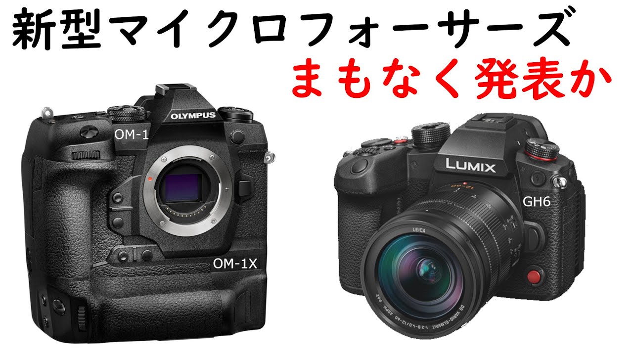 2024年、パナソニックとOM SYSTEMから新型のマイクロフォーサーズ