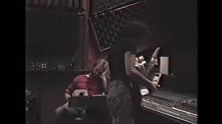 Joe Satriani and John Cuniberti recording 'The Mystical Potato Head Groove Thing' - 1989