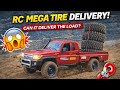 RC Land Cruiser 79 MN82 Carrying Massive Tires | Realistic Off-Road Hauling