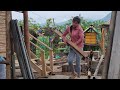 Life on the farm tearing down the old kitchen to roof the new kitchen  farm life