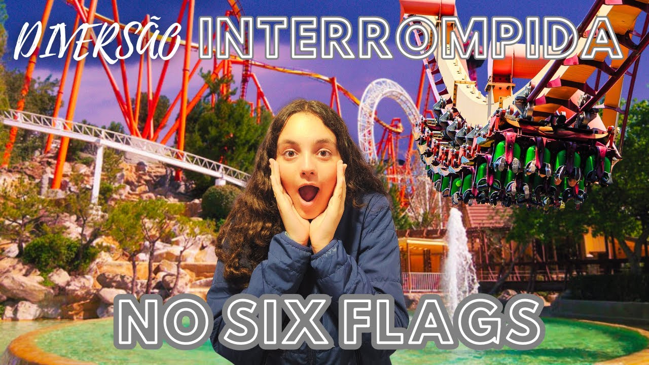 Vale a pena ir no Six Flags em Valencia num dia de chuva em Los Angeles na Califórnia?
