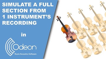 Simulate a full section from 1 recording with Audio FX - ODEON tutorial