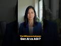 99% Don't Know the Difference! 🤯 Gen AI vs AGI Explained in 60 Seconds | GoLogica #shorts