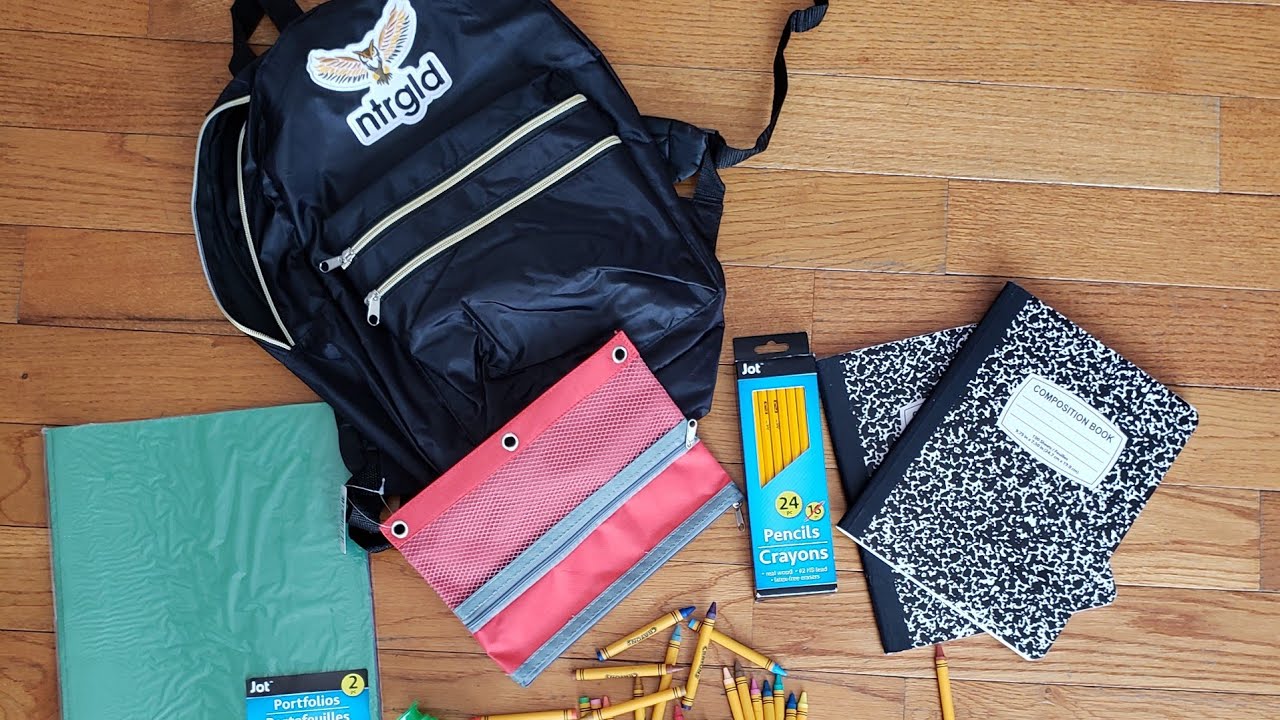 Donating backpacks to school children YouTube