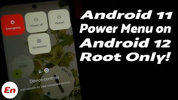 How to Get Android 11 Power Menu on Android 12 | Root | Classic Power Menu on Android 12