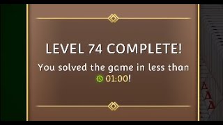 Level 74 "CHEF'S ADVENTURE" 2024 Tripledot Solitaire Journey