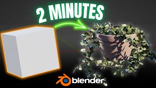 Create a Flower Pot in Blender in 2 Minutes!