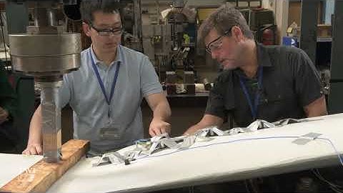 TWI conducts destructive testing on a wind turbine blade as part of the BladeSave Project