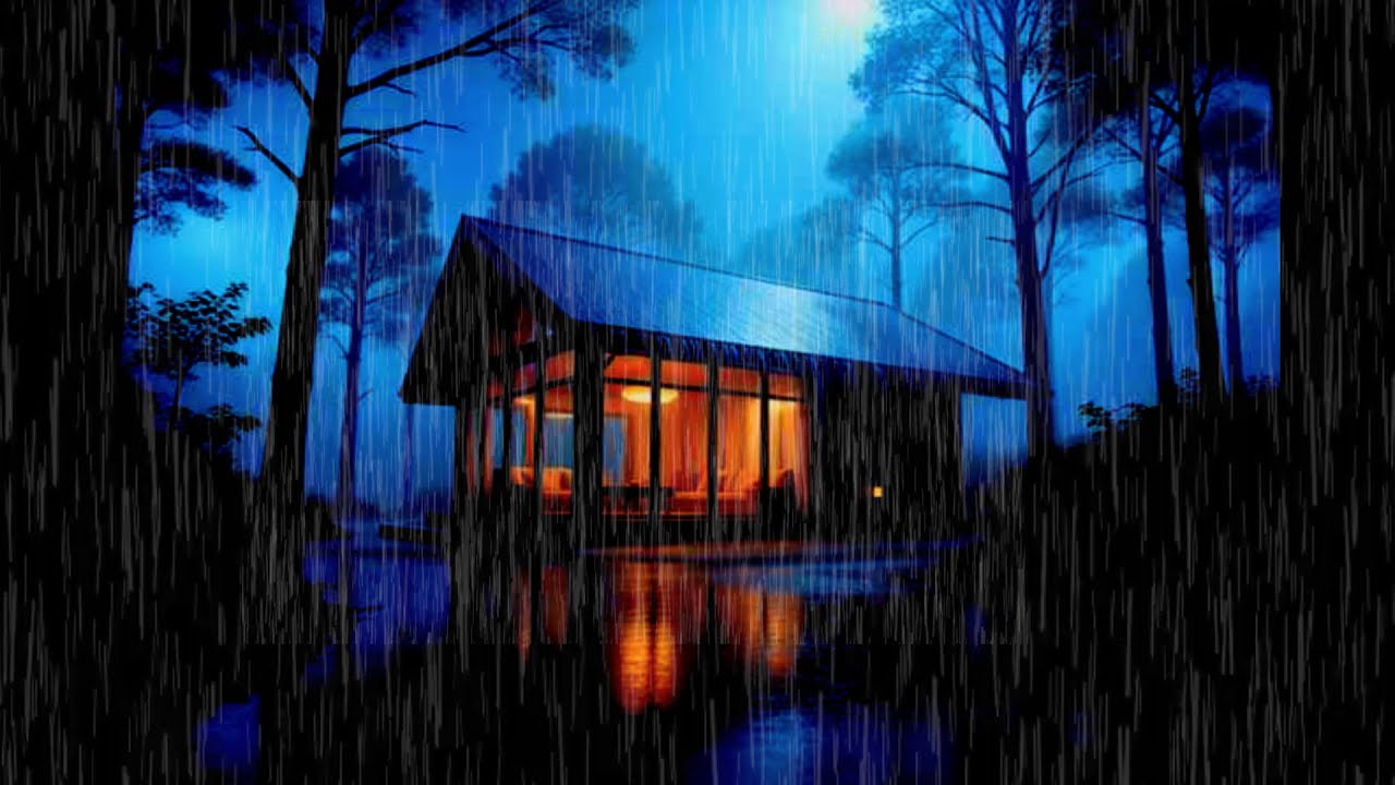 🌧️ Deep Rain Sounds on a Cozy Forest Cabin | Fall Asleep Fast & Sleep ...