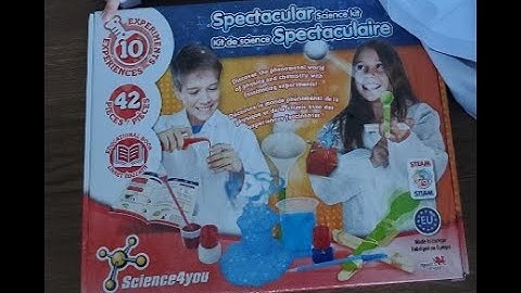 Unboxing Spectacular Science Kit by Science4you and trying one experiment
