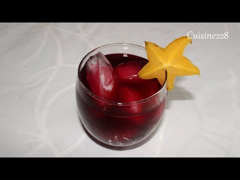 The best Caribbean Sorrel Drink (bissap) recipe || recette