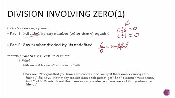 Division Involving Zero