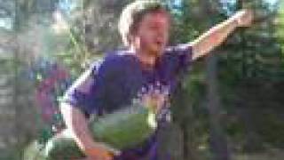 Bill Eats Giant Cucumber During Lauryn v. Egbot Dj Set