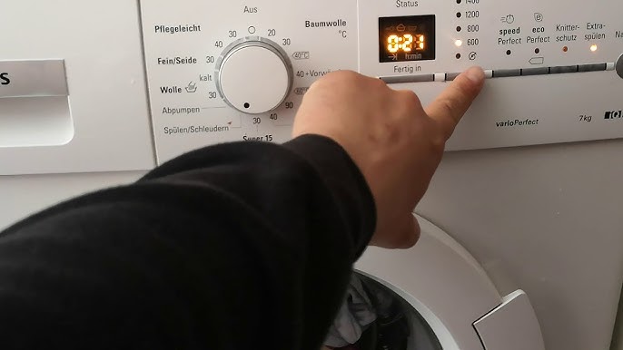 Siemens iQ700 WM16S443 VarioPerfect Waschmaschine - YouTube