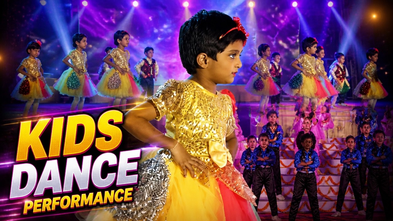 Kids Dance Performance 🎶 | SRVS Mughalsarai Annual Function 2025 ...