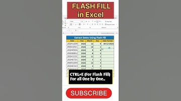 ExcelTrick#Flash Fill in Excel#Excel Flash Fill#Excel#exceltips#shorts#viral#exceltutorial#exceltip