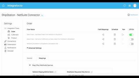 SETUP - ShipStation NetSuite Connector Map NetSuite Ship Methods to ShipStation Requested Service