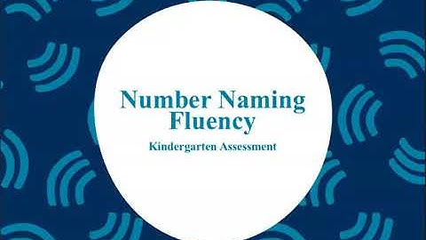 aimsweb Plus   Number Naming Fluency