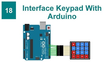 Interface Keypad With Arduino | Tutorial 18 | Proteus Simulation