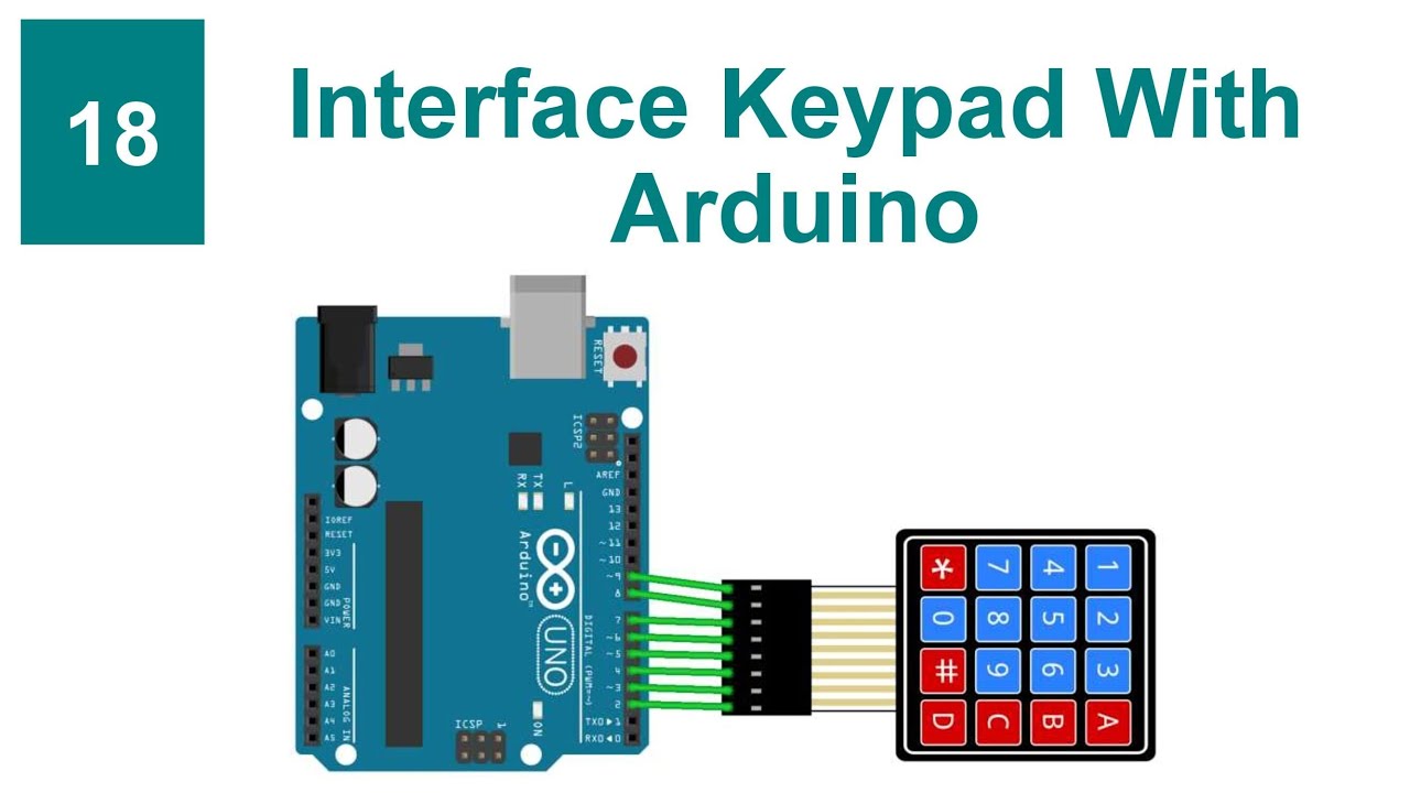 Interface Keypad With Arduino | Tutorial 18 | Proteus Simulation - YouTube