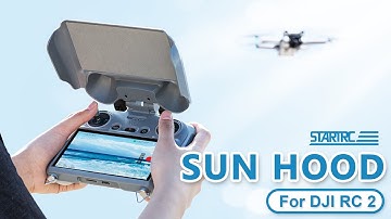 STARTRC DJI RC 2 Sunshade Installation Methods