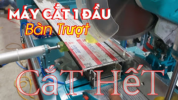 Tess trực tiếp trước khi gửi máy cho khách hàng . Máy cắt 1 đầu bàn trượt 305 . 0974744824