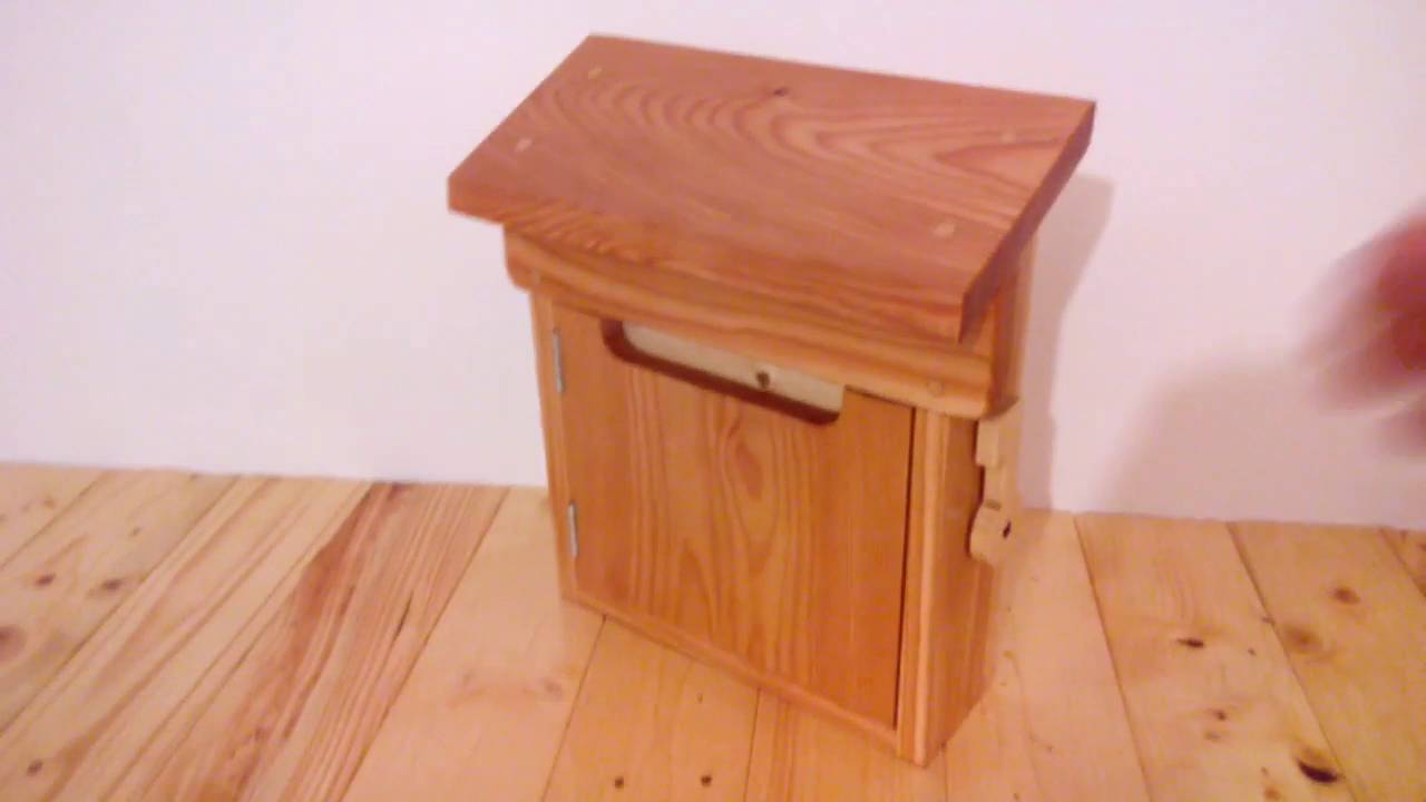 My diy wooden mailbox - YouTube