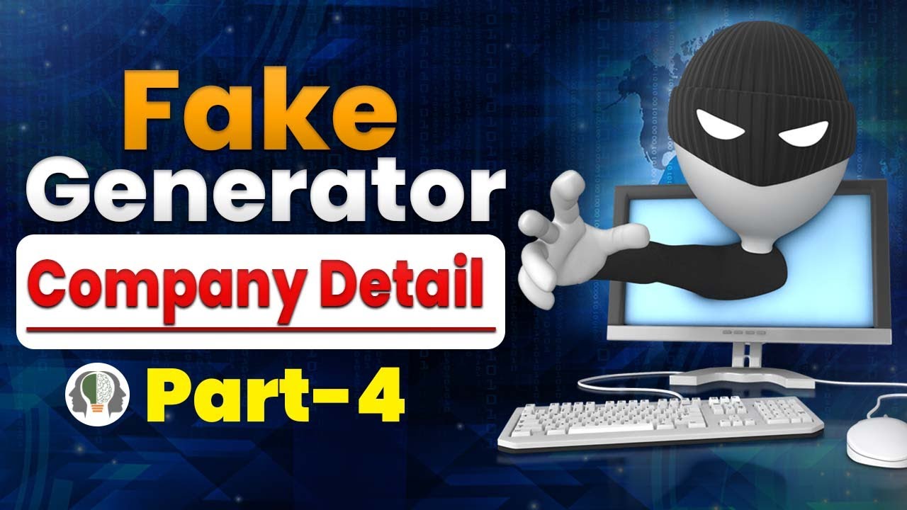 #4 Fake Company Details Generate using Python Faker Library Tutorial ...
