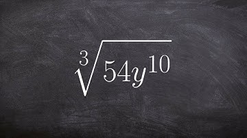 Using the cube root to simplify the odd root of an expression