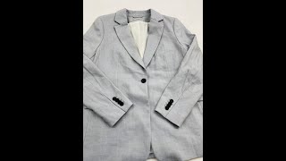 Мешок № г5892. Пиджаки женские Суперкрем. Арт 3191. Вес 17,7 кг. Кол-во 38 шт.