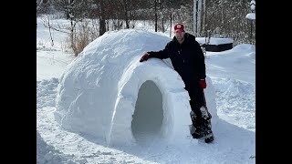 How I built an igloo