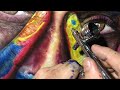 Airbrush realism! Painted lady portrait tutorial! Long version!