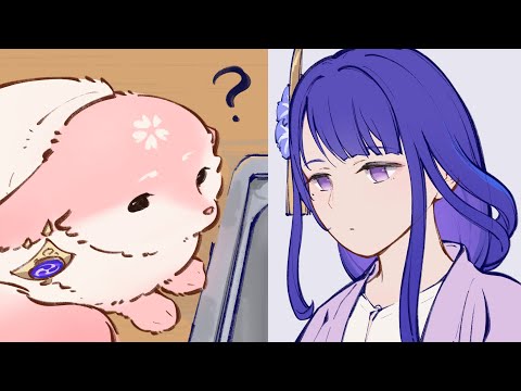 【RaidenEi & YaeMiko】Funny moments of daily life