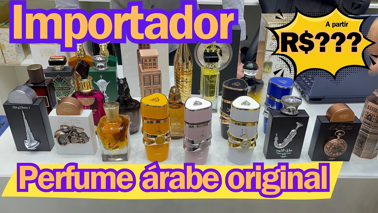 ACHEI NO BRÁS - PERFUME ÁRABE ORIGINAL DIRETO DO IMPORTADOR COMPRE NA FONTE E PEGUE MENOS