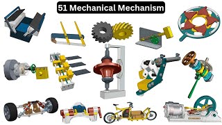 Explore 51 Mechanical Mechanisms: A Comprehensive Engineering Showcase