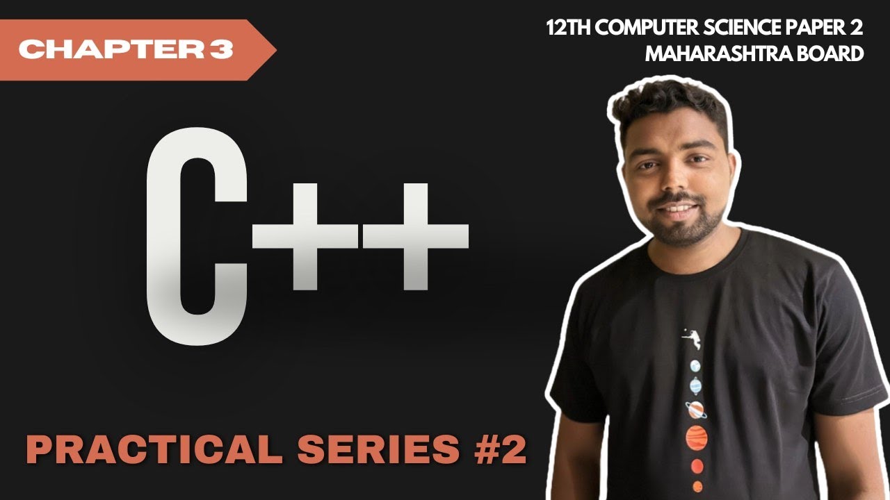 2. C++ Practical Series | 12th Computer Science Maharashtra Board - YouTube