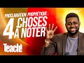 4 choses à prendre en compte dans une proclamation prophétique - Teach! - Athoms Mbuma